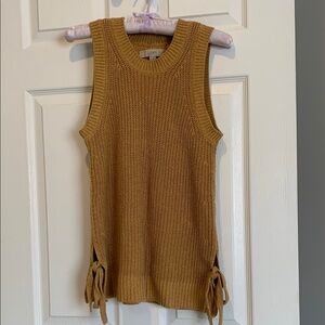 LOFT Mustard Knit Sweater